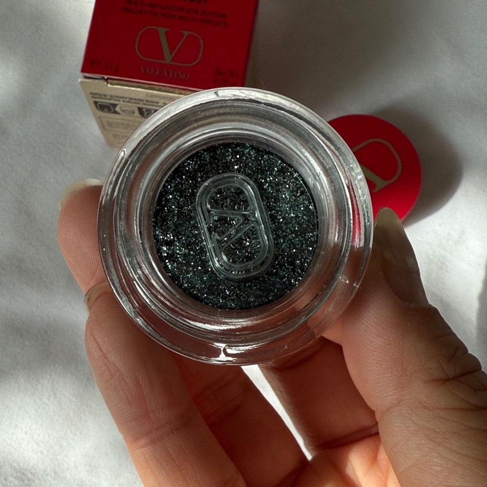 Valentino Dreamdust Cheek & Eye in Emerald Green NEW - Picture 4 of 4